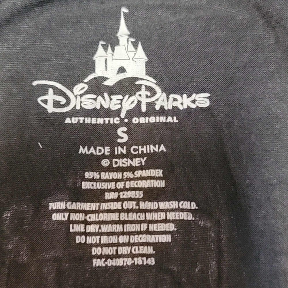 Disney Parks Small women's rocker shirt. - Picture 2 of 5